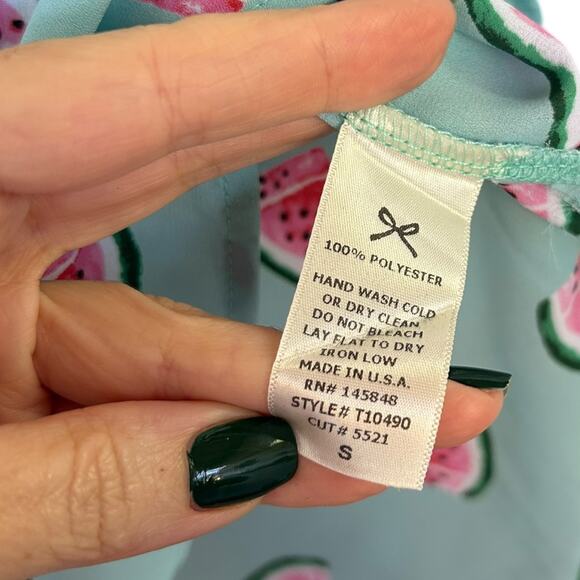 EVERLY Anthropologie Women's Watermelon Summer Top Size Small - Picture 3 of 4